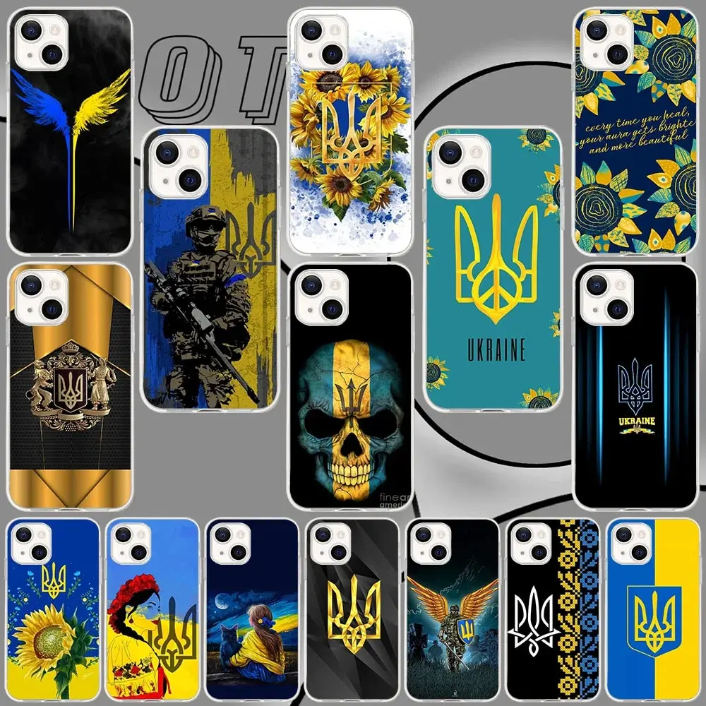 Женский силиконовый флаг в стиле аниме украинский для Tecno Pova 2 3 4 Camon 15 16 17 17P 18 18T 18P