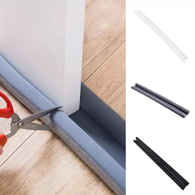 

Strip Foam Rubber Wall Soundproofing Door Bottom Stopper Window Sealing Blocker Sound Insulation for Rooms 95cm