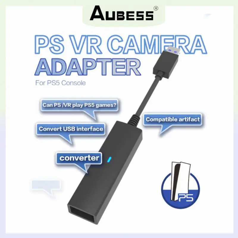 

USB 3,0 PS VR к PS5 переходник для кабеля, разъем VR, мини-адаптер для камеры для PS5 игровой консоли PlayStation 5, адаптер, аксессуары для игр
