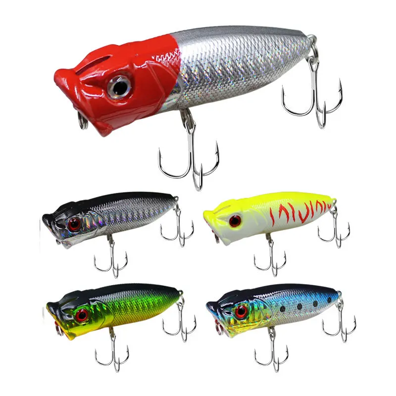 

DUODUOYU 1 шт. приманка поппер топвотер приманка 11,5 г/70 мм рыболовная приманка твердая приманка Искусственные воблеры пластиковые рыболовные сн...