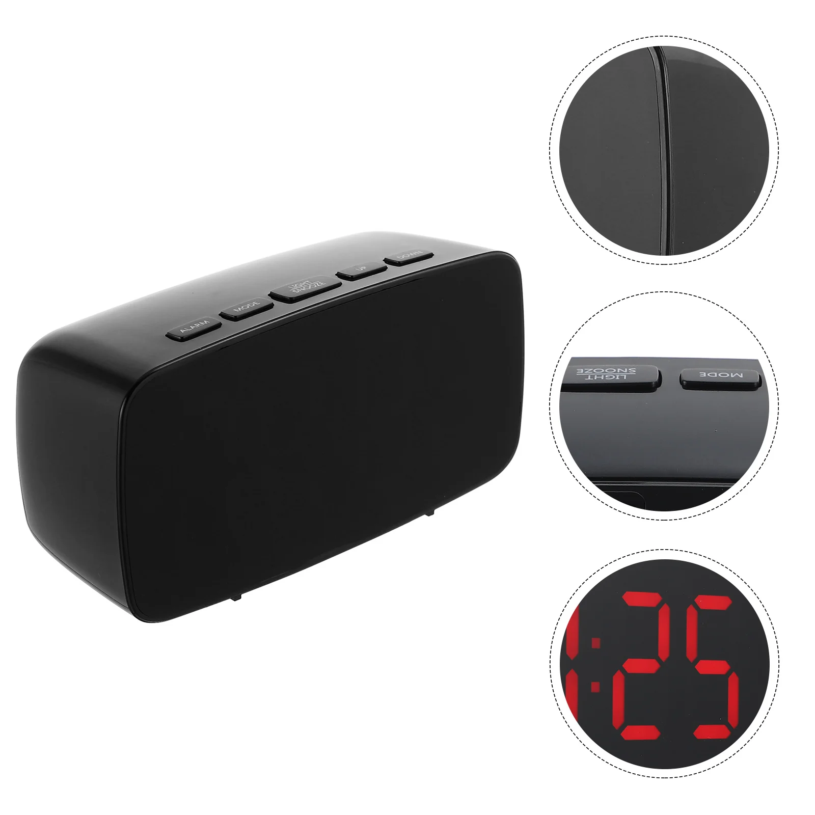 

Travel Alarm Clock Bedside Clock Digital Clocks Wake Up Clock Travel Clock Alarm Clock Radio Timer LED Electronic Alarm Clock
