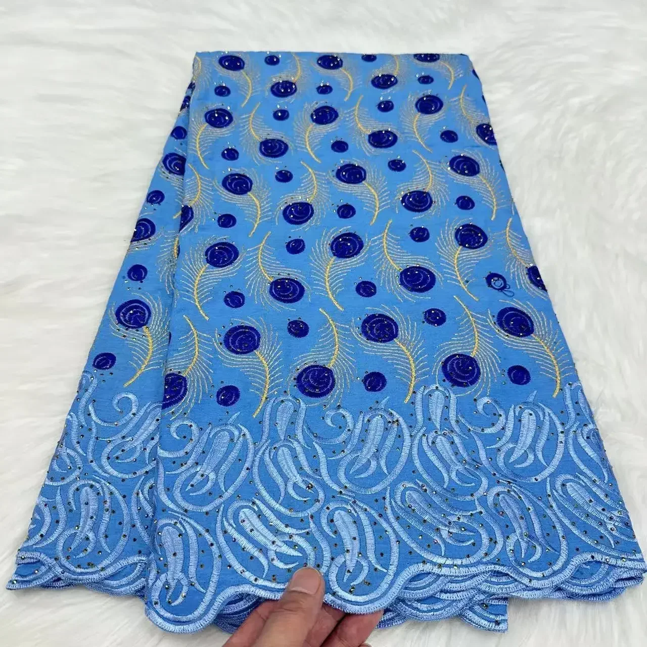 Новейшая розовая черная швейцарская кружевная ткань в Швейцарии 2024