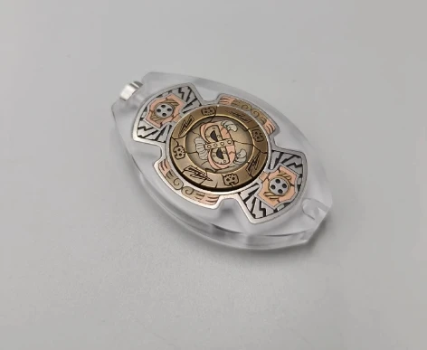 Sss медаль гироскоп для пальцев edc декомпрессионная игрушка