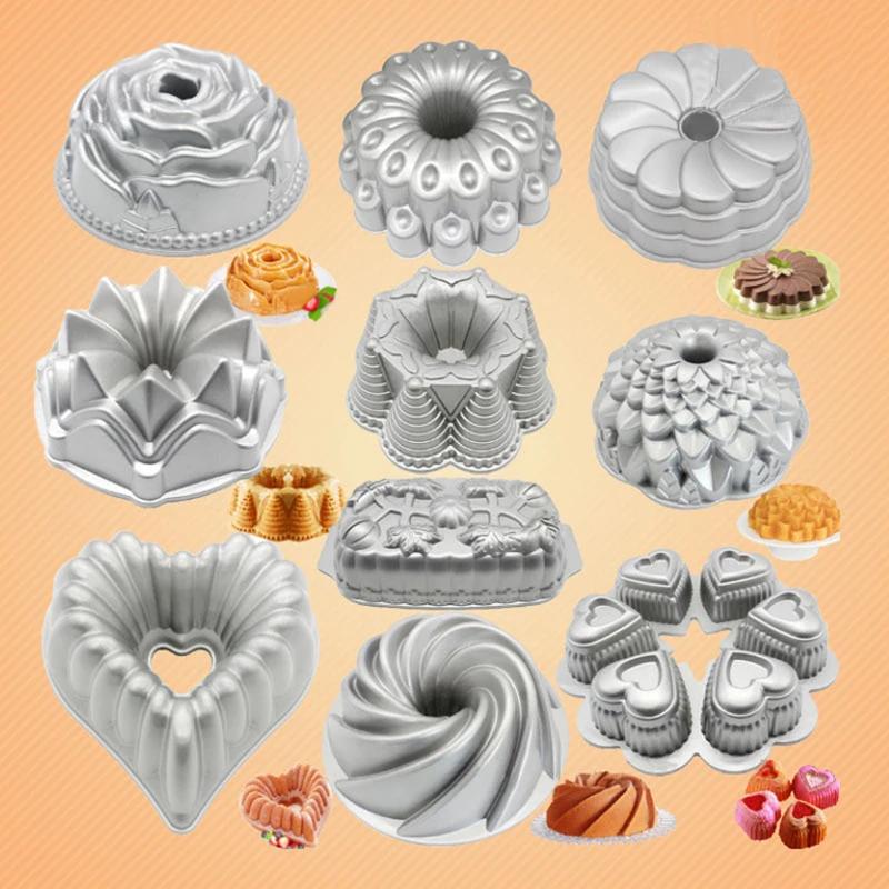 Custom Nordic Ware Pro Cast Castle Bundt Pans Baking Alumini