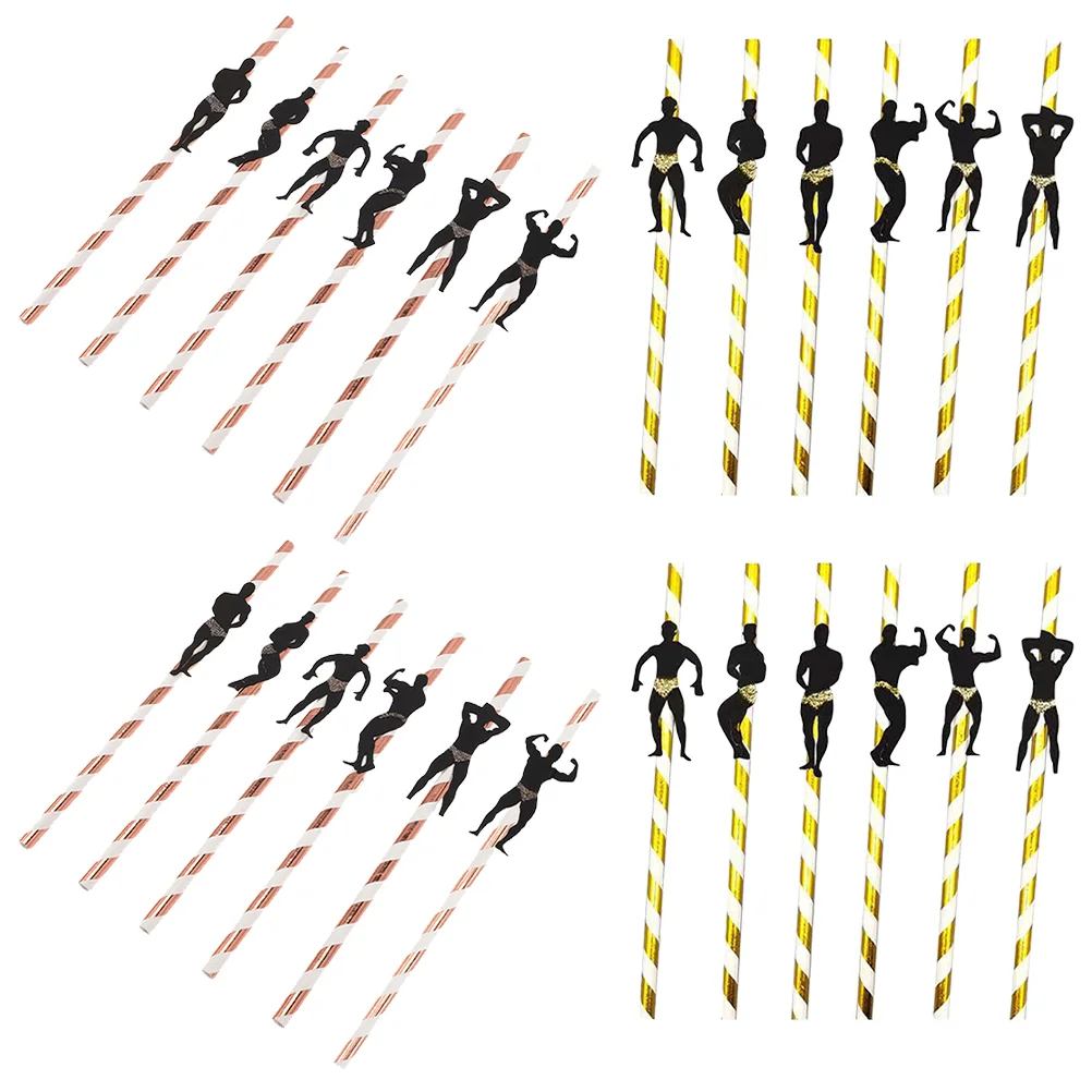 

Straw Straws Party Paper Bachelorette Dancer Drinking Crazy Pole Silly Shower Bridal Naughty Gold Coffee Favor Smoothie Cold