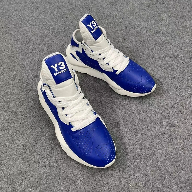 

European and American fashion casual men's and women's shoes running sneakers real leather shoes KGDB Y3 shoes Y3 BAAPECK men's