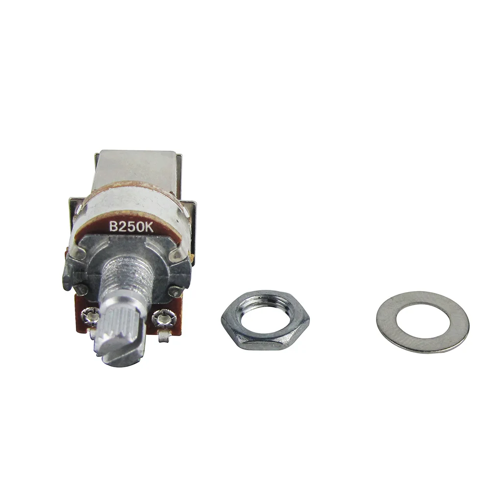 Пуш-Тяговые потенциометры FLEOR 2 шт. гитарные горшки с коротким валом 500K /250K для