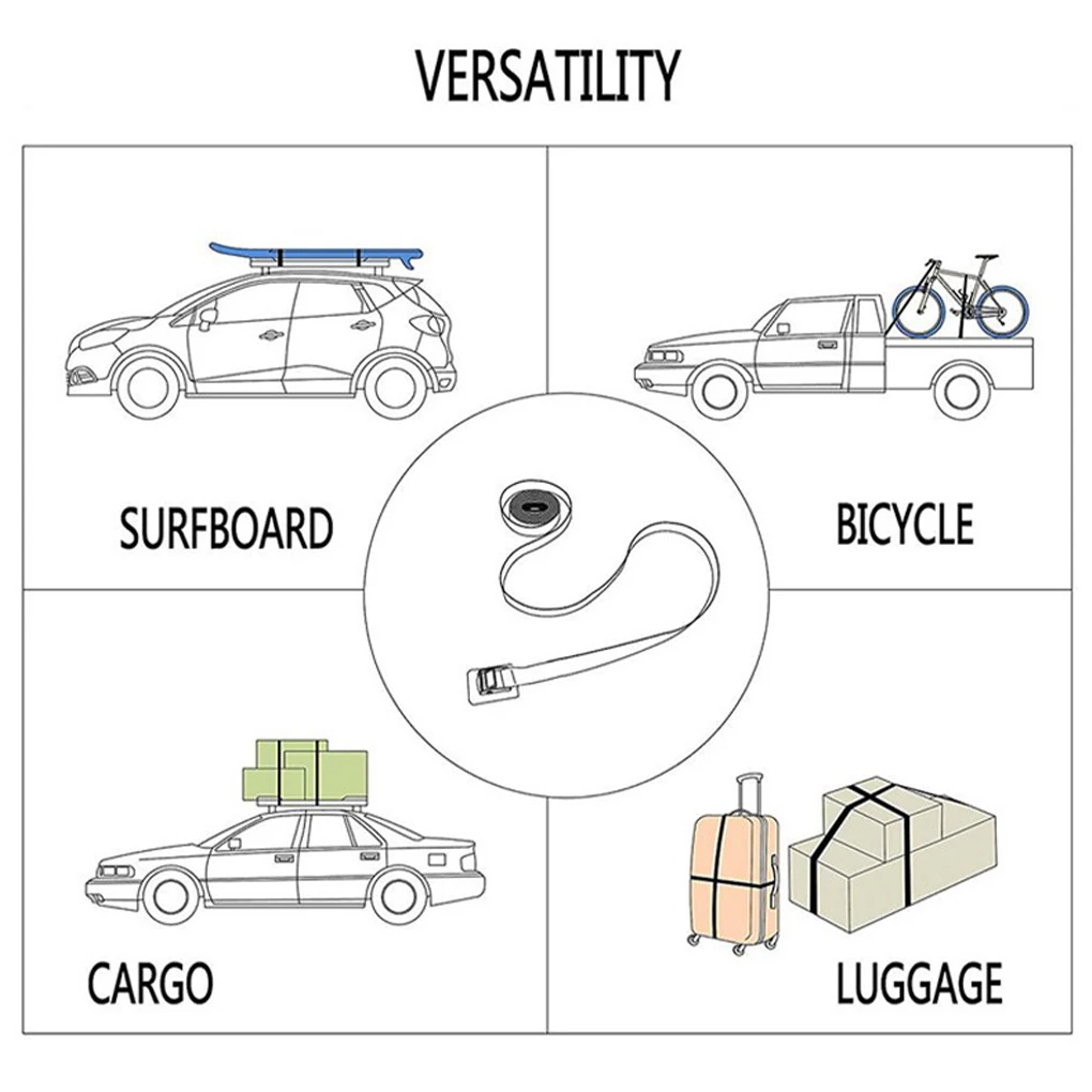 2 шт. ремни на крышу автомобиля