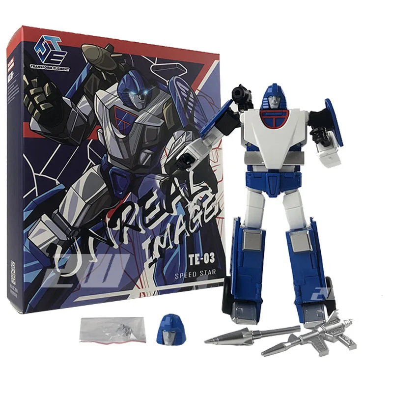 Transformers-Robot de Anime, elemento TE-03 TE Mirage F1 MP G1, figura de acción, modelo de montaje, juguete coleccionable para niños, regalo