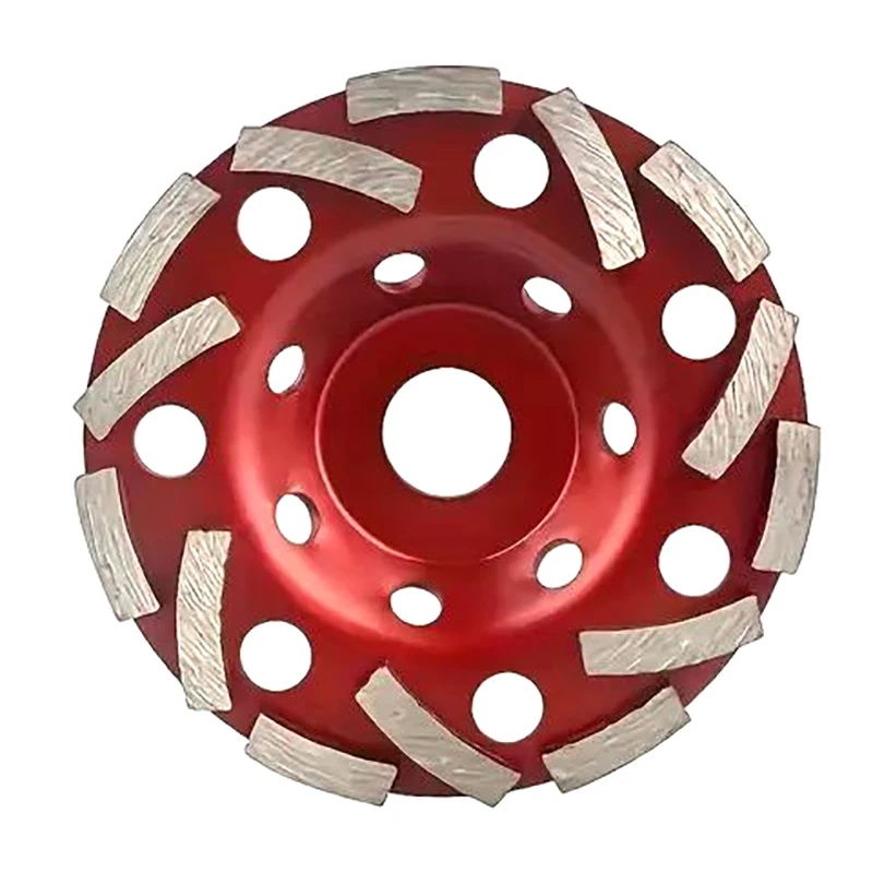1pc Diamond Grinding Wheel 4.5inch 5inch Granite Marble Grinder Plate Concrete Polishing Disc Cup Bore22.23mm