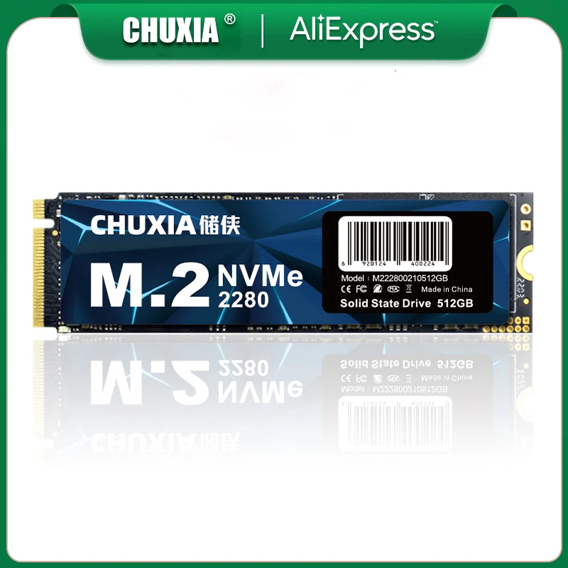

CHUXIA Ssd Nvme M2 Ssd 1tb 128gb 256gb 512gb Ssd Hard Disk 500gb 2tb Internal Solid State Drives Hard Disk for Laptop Desktop