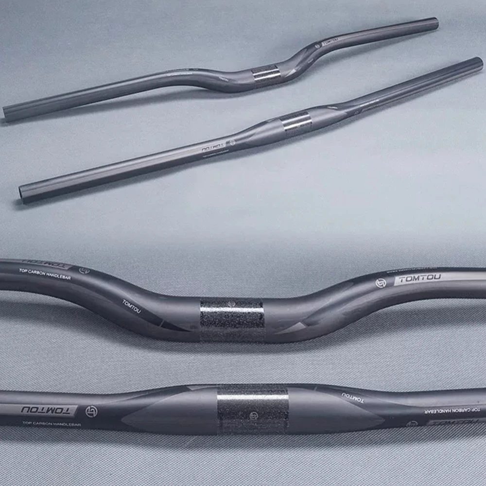 

TOMTOU Gray Matte UD Carbon Fiber MTB Bicycle Handlebar 31.8mm Cycling Parts Width 580/600/620/640/660/680/700/720/740/760mm