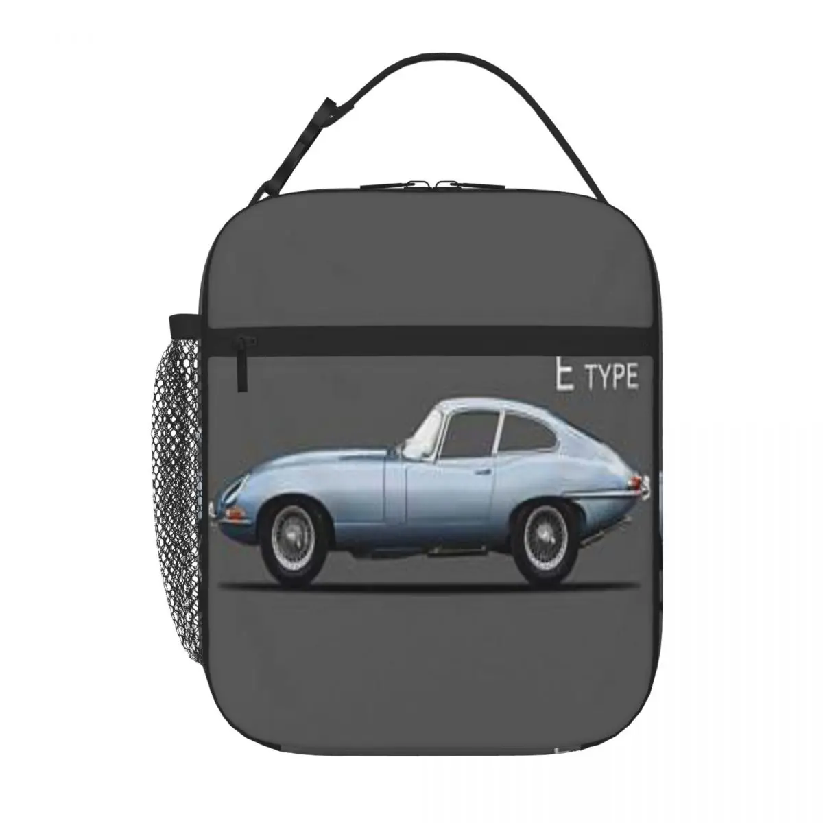 

The 65 E Type Coupe Mark Rogan Transparent Lunch Tote Thermo Bag Insulated Bag Thermal Cooler Bag