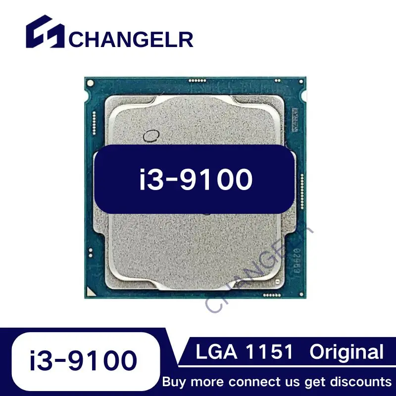 I3-9100 SRCZV 4 ядра потока LGA1151 i3 14 нм 3 7 ГГц 6 Мб L3 9100 LGA 1151