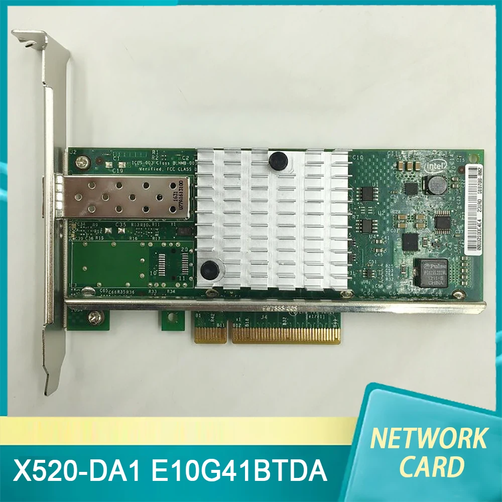 For Intel X520-DA1 E10G41BTDA 82599 PCI-E 10 Gigabit SFP+ Single Port Fiber Optic Network Card High Quality Fast Ship