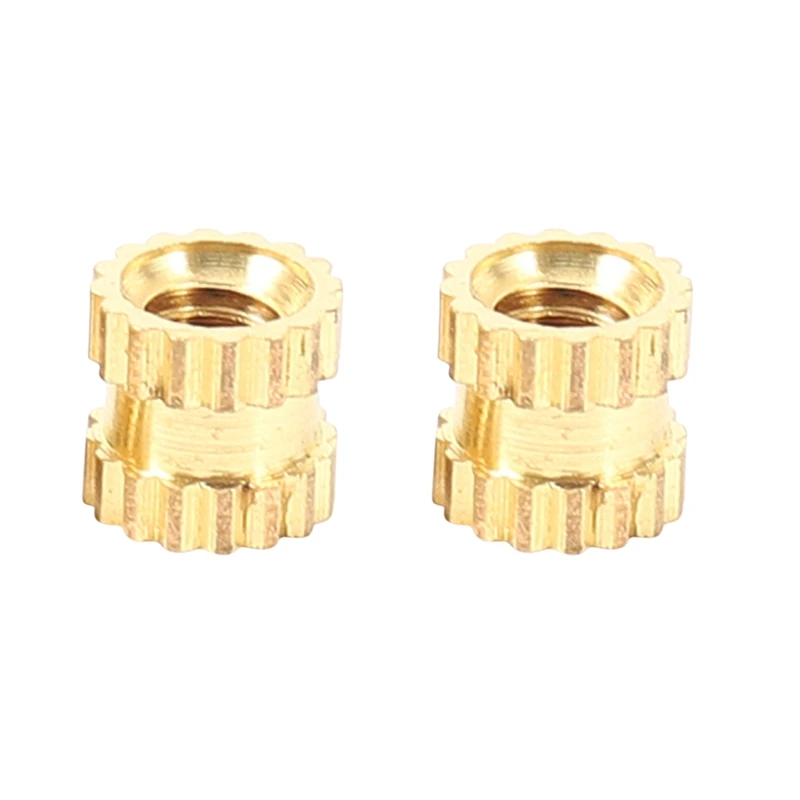 Акция! Резьбовая латунная рифленая вставка с внутренней резьбой 2 3 х3 мм