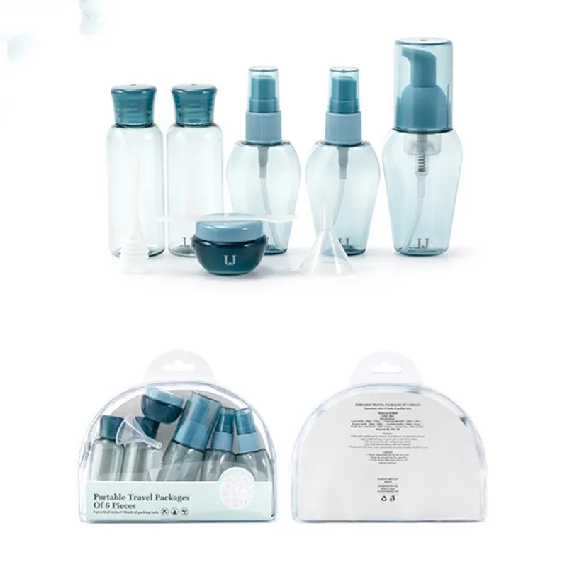 

6Pcs/Set Youpin Jordan&Judy Traveling Sub-bottles Health Spray Bottle Cosmetic Hydrating Small Bottle Set