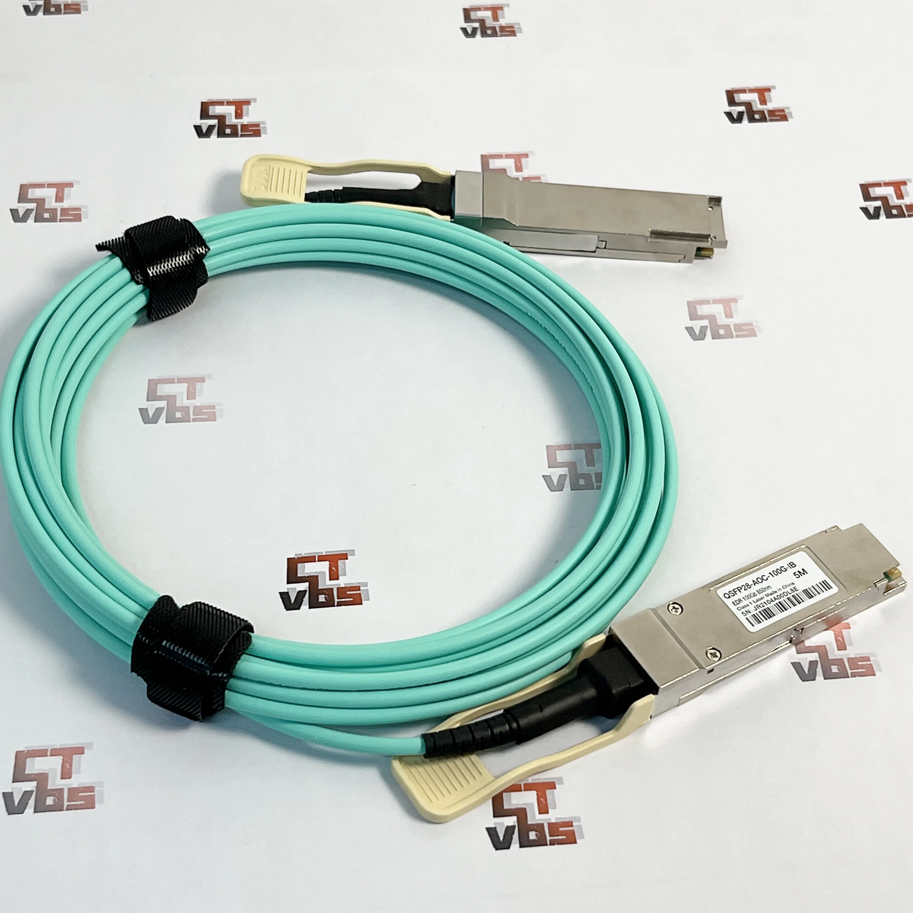 QSFP-100G-AOC-IB 5M Active Optic Cable w/ Transceiver Mellanox Compatible 850nm