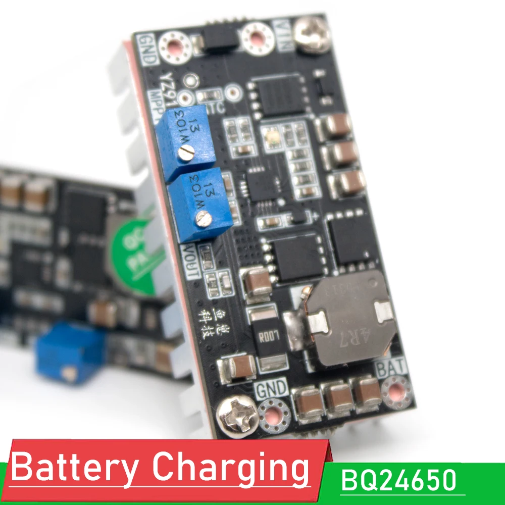 100W 8A BQ24650 MPPT Solar Panel Lead-acid Li-ion LifePo4 Lithium Battery Charging Controller 12V 24V 2S 3S 4S Charge control