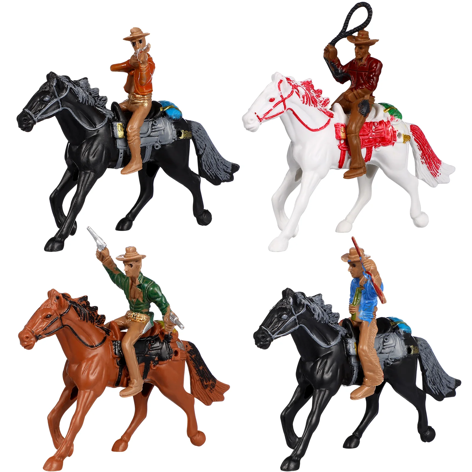 

Cowboy Toys Figures Horse Action Modeltoy Figure Riding Westernfor Character Kids Models Ornaments Cowboys Indians Indian