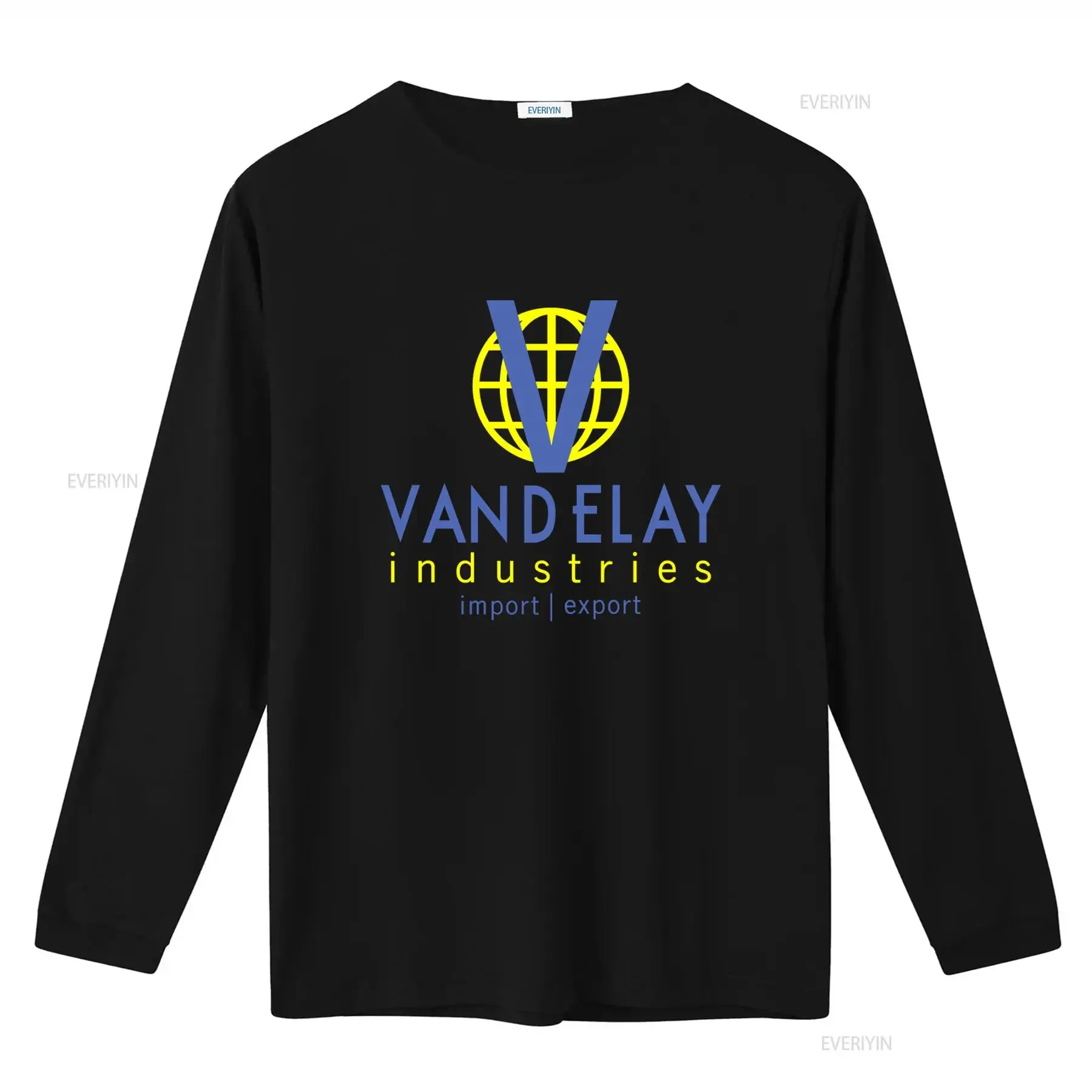 Фото Футболка Vandelay Industries Import Export, хлопковая, винтажная, с эффектом потертости, в стиле Синфелда, Джордж Костанца, мягкая, слегка в стиле стритвир. №2