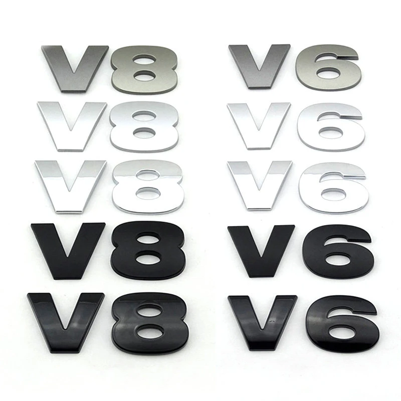 

Автомобильный Стайлинг наклейка на багажник глянцевый черный серебряный серый буквы эмблема V8 HSE значок для Land Rover Discovery 3 4 Freelander