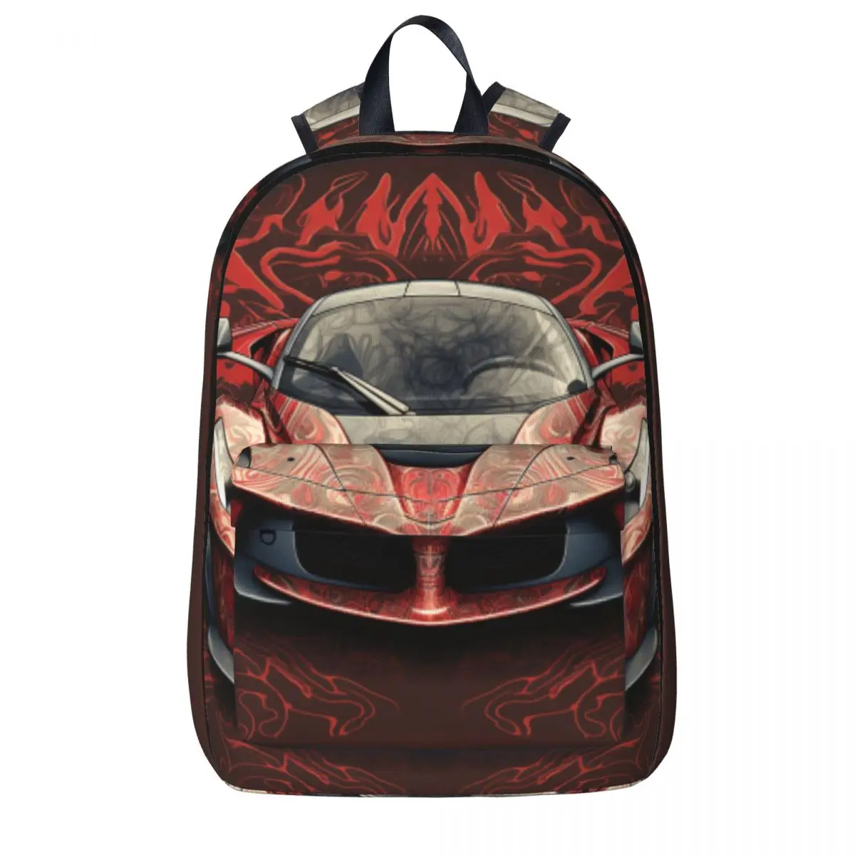 

Passionate Sports Car Backpack Wall Graffiti Various Styles Workout Backpacks Men Cute School Bags High Quality Large Rucksack