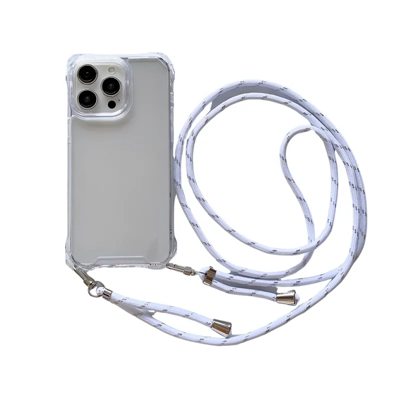 Crossbody Lanyard Case For iPhone 16 15 14 13 12 Mini 11 Pro XS Max X XR 8 7 6 6S Plus SE 2 3 Hard PC Shockproof Back Cover