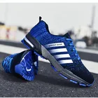 Мужские кроссовки с вулканизированной подошвой, темно-синие дышащие кроссовки для бега, повседневная мягкая спортивная обувь, 2022