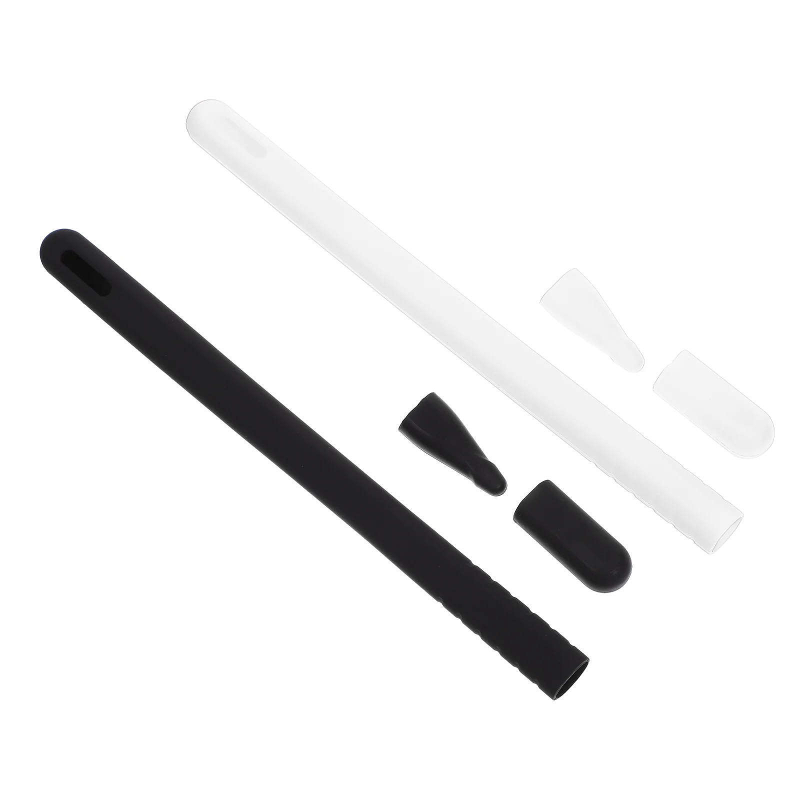 

2 Sets Stylus Pen Sleeve Grip Cover Silicone Skin Compatible for Ipad Pencil 2