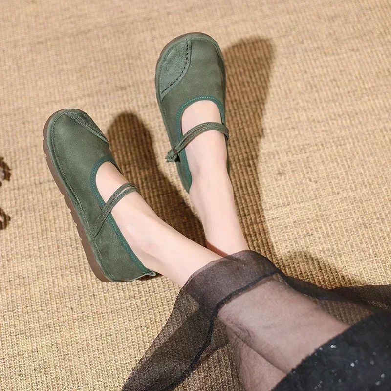 Женские лоферы в этническом стиле женская обувь на плоской подошве элегантные