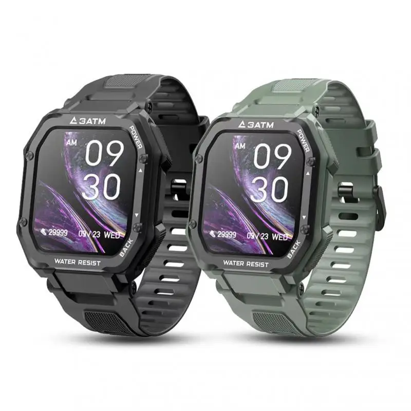 

C16 3ATM Waterproof Sport Blood Smart Watch Men Fitness Wristband Rugged Outdoor Smartwatch For Smart Phone Swim Diving Watches