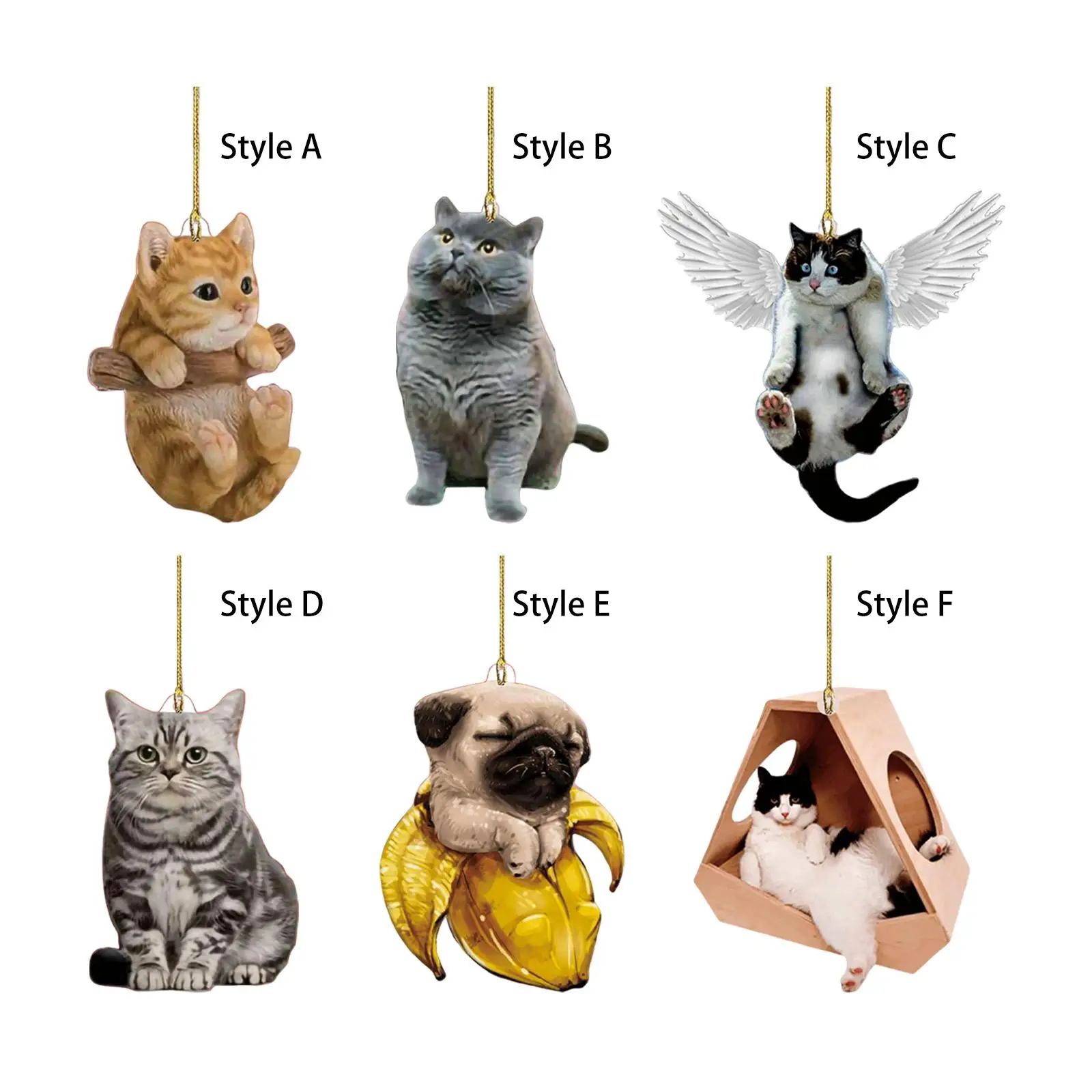 

Car Pendant Auto Rearview Mirror Pendants for Bedrooms Garden Backpacks