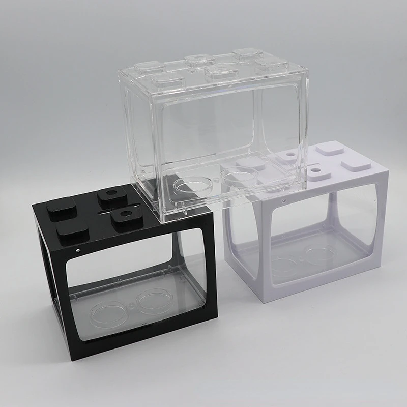 

Simple Fish Tank, Small Creative Aquarium, Table Top, Fish Tank, Office Desk, Desk, Landscaping, Acrylic Jellyfish Tank