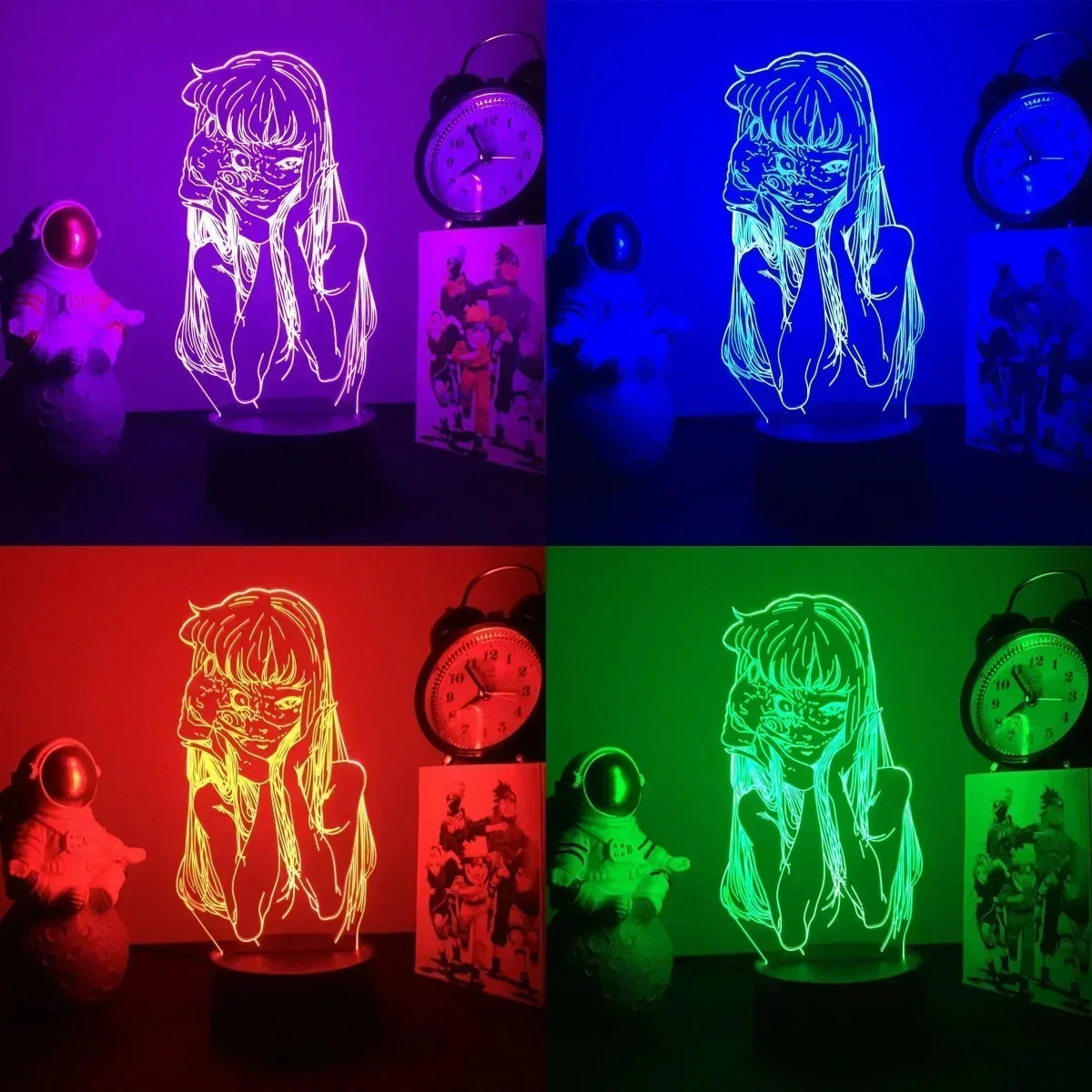 Аниме 3D лампа Junji Ito коллекция Tomie для спальни Декор экшн-фигурка игрушка подарок