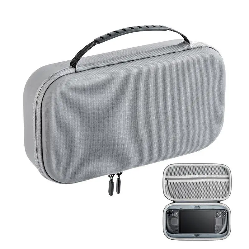 

Сумка для хранения игровой консоли, сумка для паровой переноски, чехол с несколькими отделениями для карт, сумка на молнии для паровой палуб...