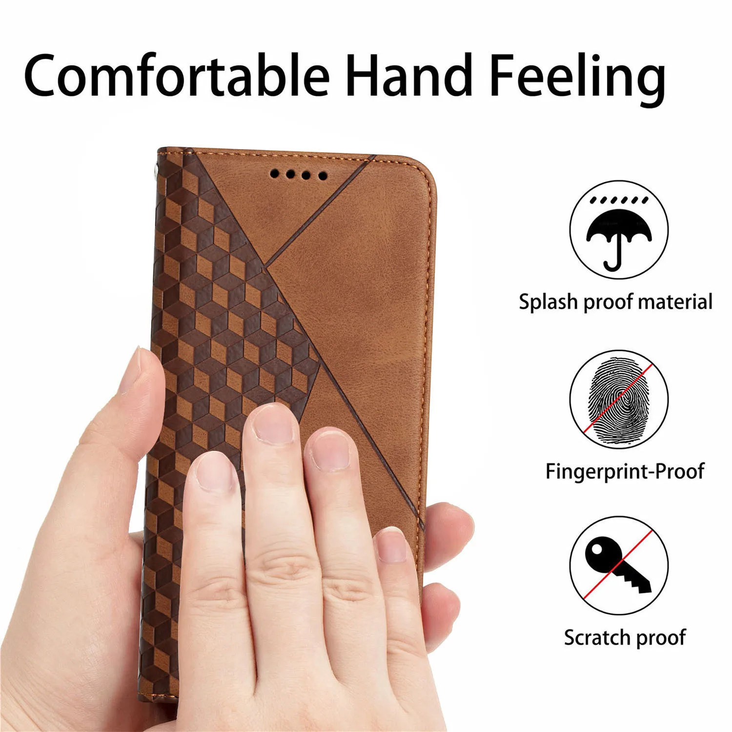 Magnetic Flip Leather Card Slot Wallet Case For Samsung Galaxy S22 Ultra S21 Plus S20 FE A02S A03S A03 Core A12 A32 A52S Cover |