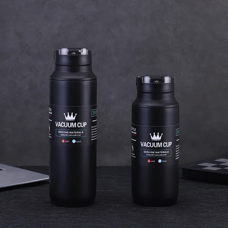 Новый портативный уличный спортивный чайник из нержавеющей стали 316 двойной