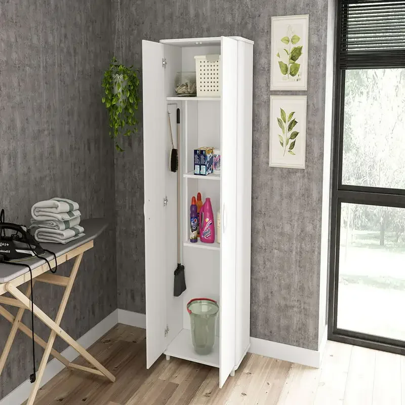

2 Door Storage Cabinet, White