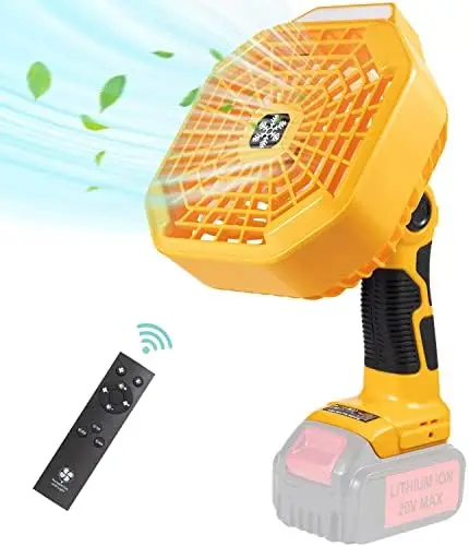 

Настольный вентилятор, 20 в, работающий от аккумулятора вентилятор стандартной яркости, тихий маленький Персональный вентилятор с 3 скоростями и мощным потоком воздуха, Регулируемый наклонный пульт дистанционного управления