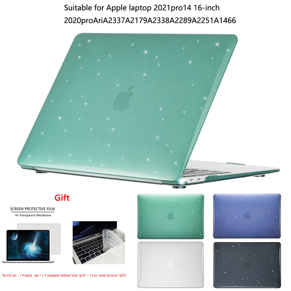 

2021 New Laptop Case for Macbook M1 Air Pro/Max 14 13 16 Inch Chip A2442A2485A2338A2289A2179A2337 Touch Bar/ID 11 12 15inch Case