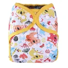 Simfamily 1 шт. многоразовый тканевый подгузник, моющийся Водонепроницаемый детский подгузник, костюм для детей 3-15 кг, оптовая продажа, регулируемый по размеру подгузник