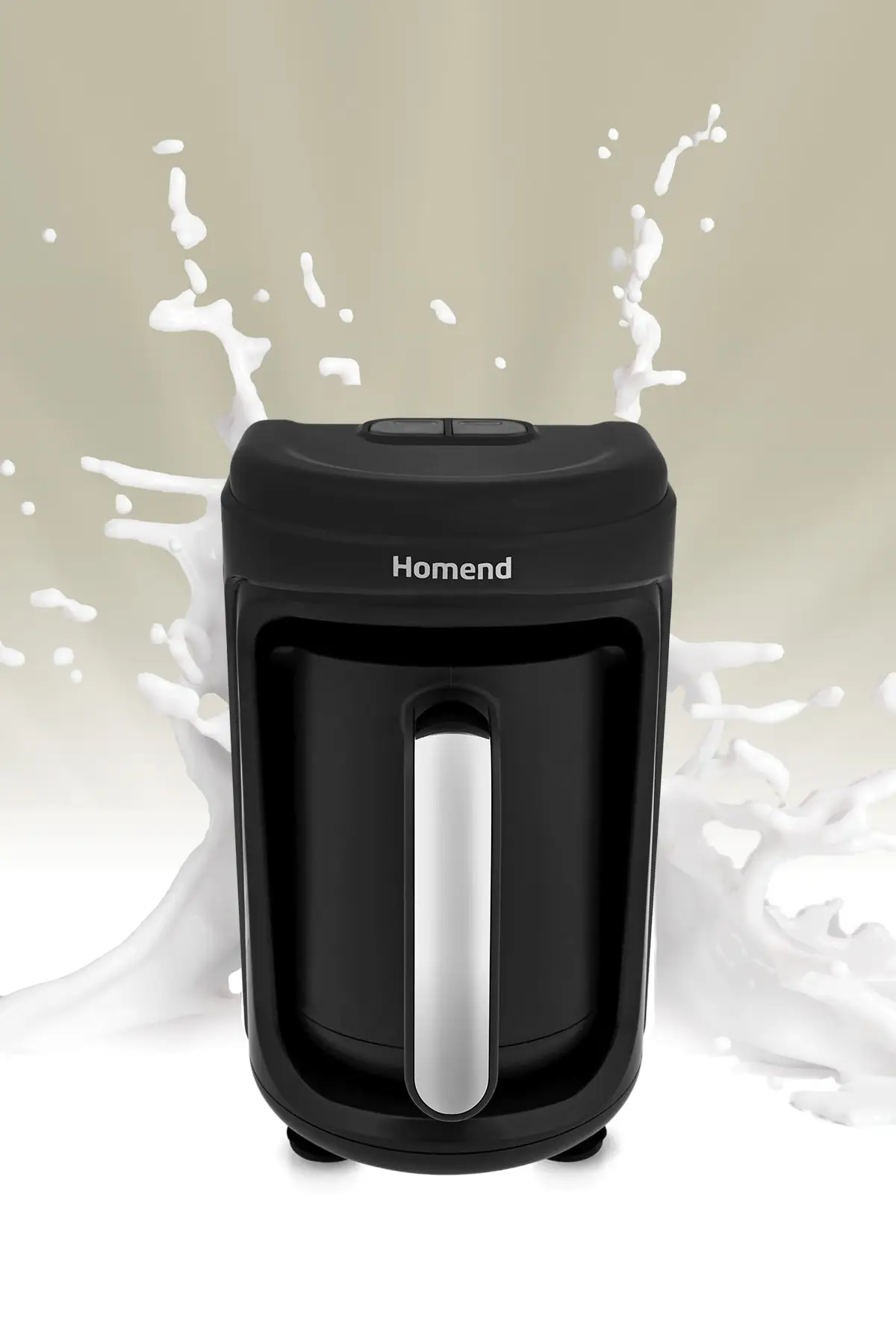 

Кофемашина с молоком Pottoman 1873h, английская, черная, металлическая