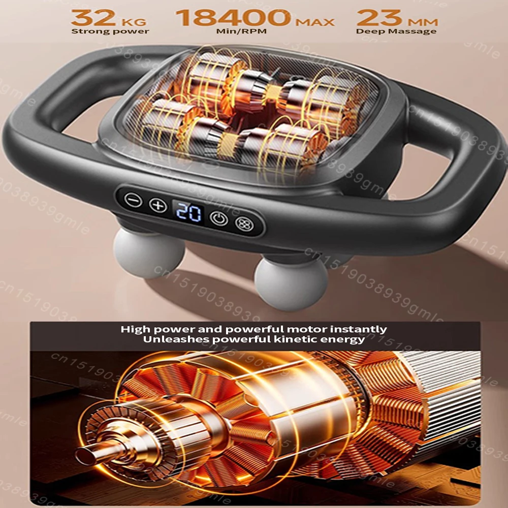 Пистолет для фасции массажер мышц высокочастотная вибрация спины талии восемь