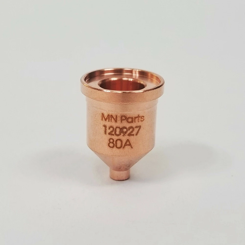 

50Pcs WS 120927 Plasma Torch Nozzle Cutter Consumables Nozzle 80A Tips Fit PMX1250/1650/RT60/RT80 Plasma Cutter Consumables