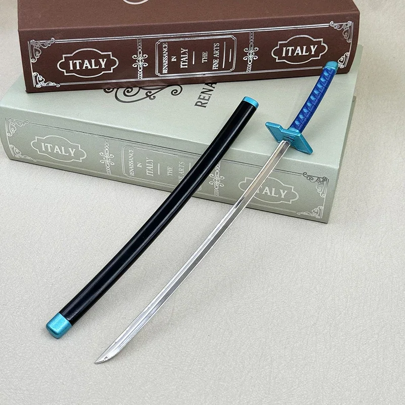 26 см Bleach Аниме Реплика Zanpakutō Pantera Katana Металлическое оружие Модель Grimmjow Jaegerjaquez 1:6