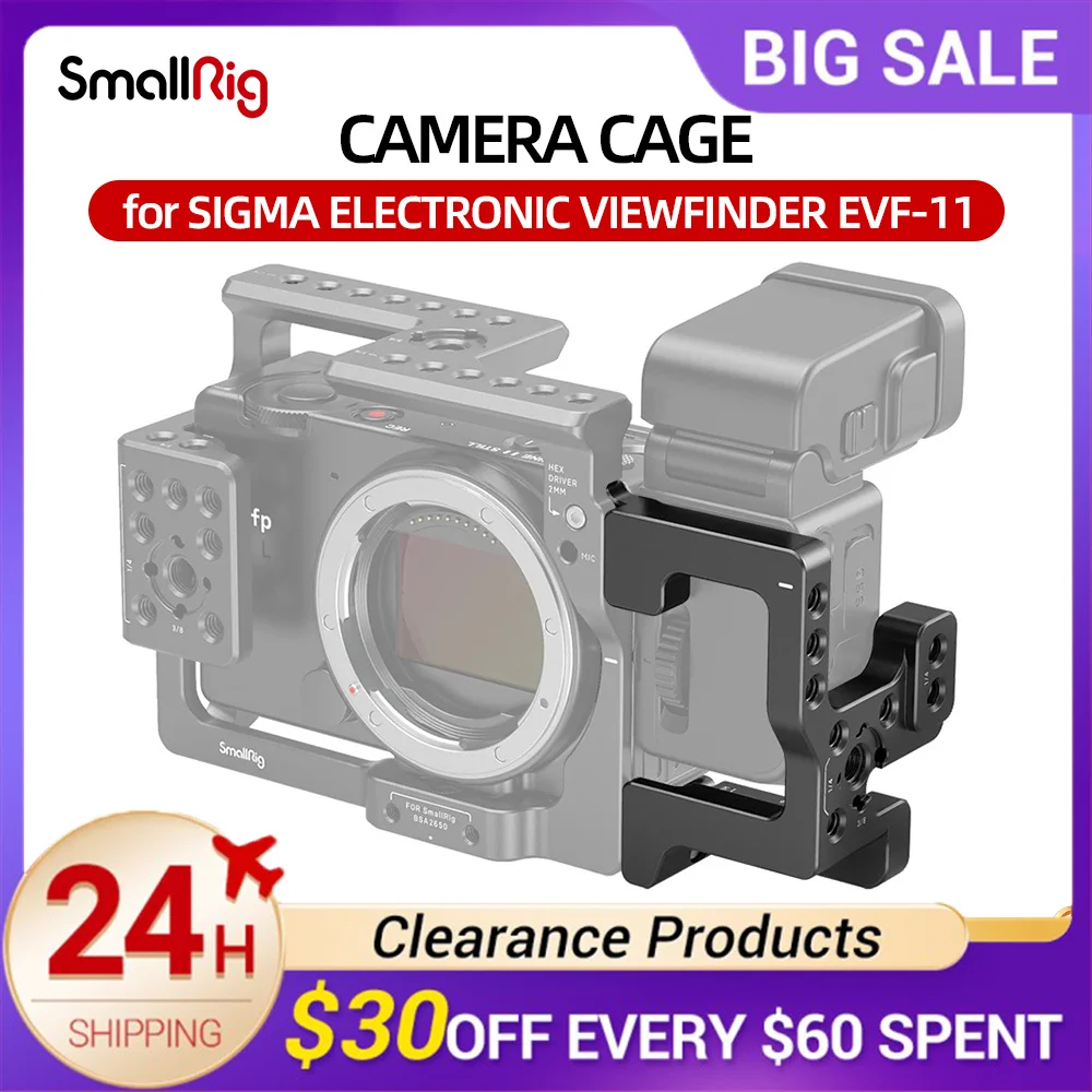 

SmallRig Camera Cage for SIGMA ELECTRONIC VIEWFINDER EVF-11 3226