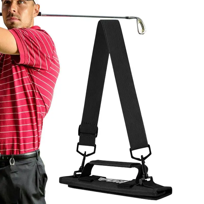 Lightweight Golf Club Carrier Bag Portable Carry Driving Range Course Training Travel Adjustable Shoulder Strap Crossbody Bag
