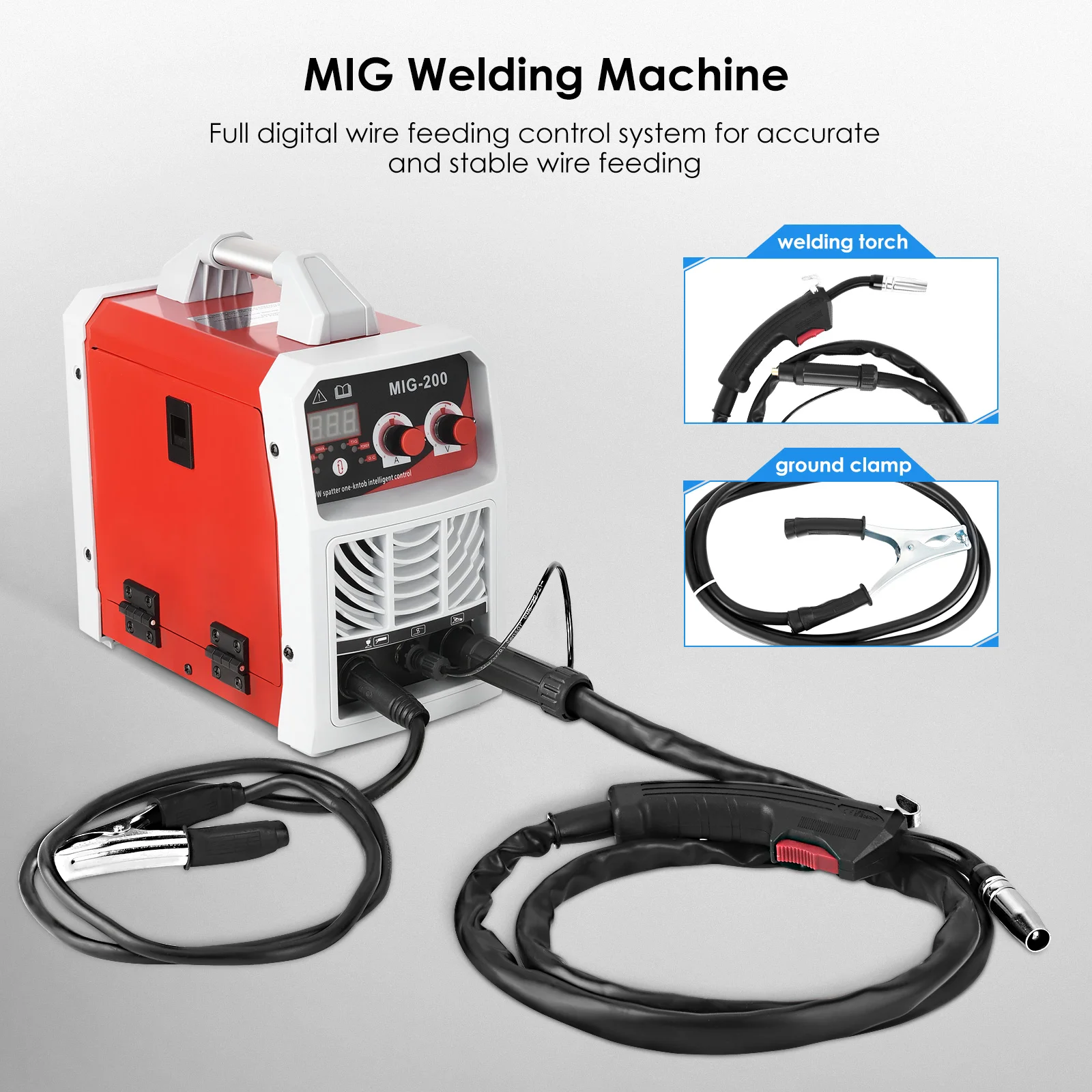 Сварочный аппарат 3 в 1 ARC MIG TIG портативный цифровой сварочный IGBT MMA Gas без газа