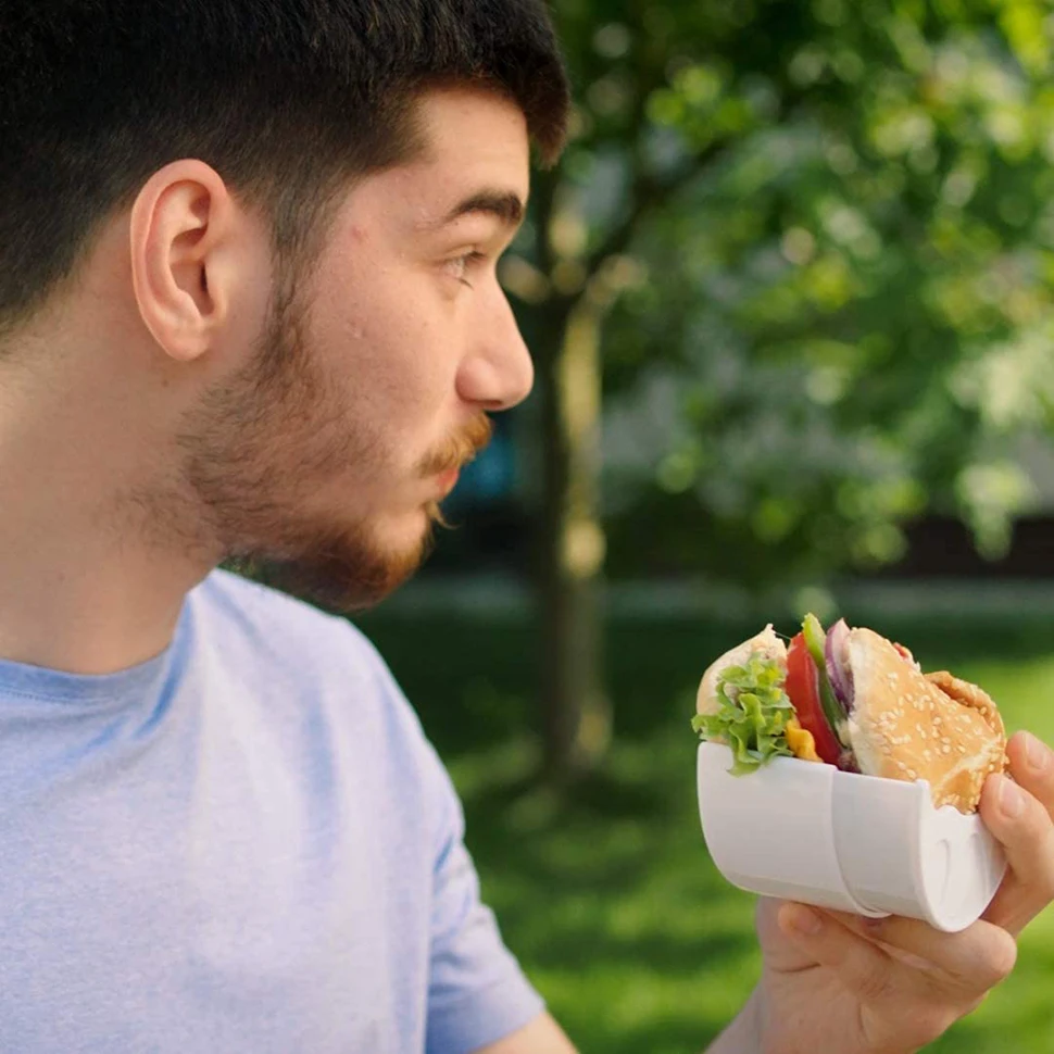 Держатель для приправ в машину с гамбургерами экологически чистый